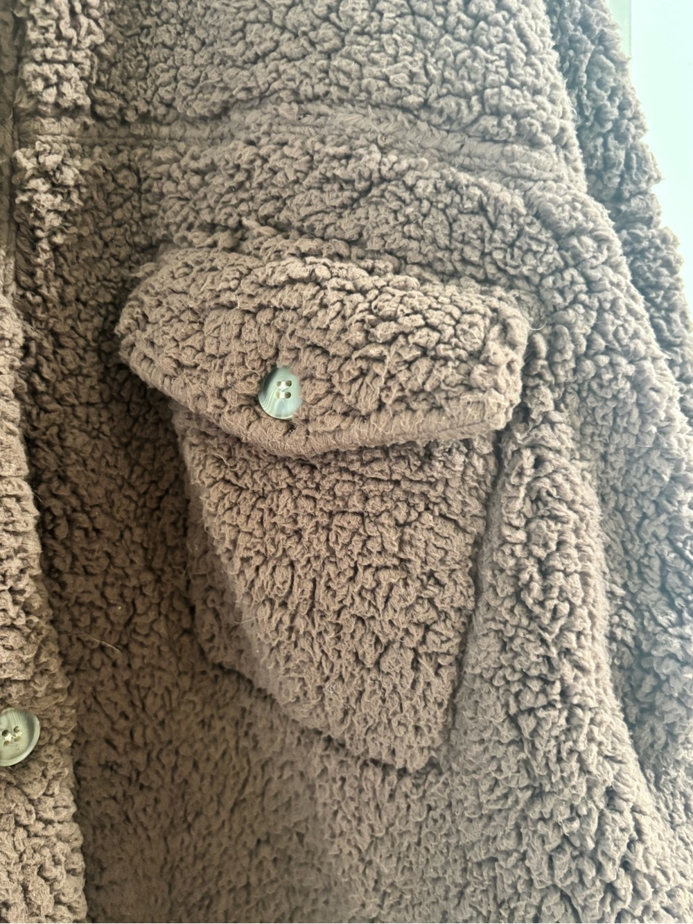 32 Degrees Brown Teddy Sherpa Jacket - Picture 4 of 9